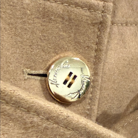 Kenneth Cole New York Camel Trench Coat with Belt - Picture 3 of 10